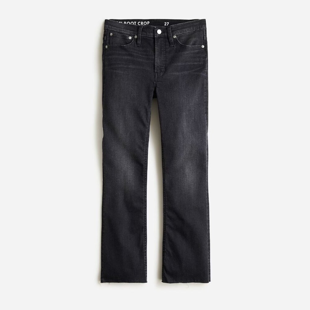 J.crew women's 9" demi-boot crop jean in Charcoal wash Size  28